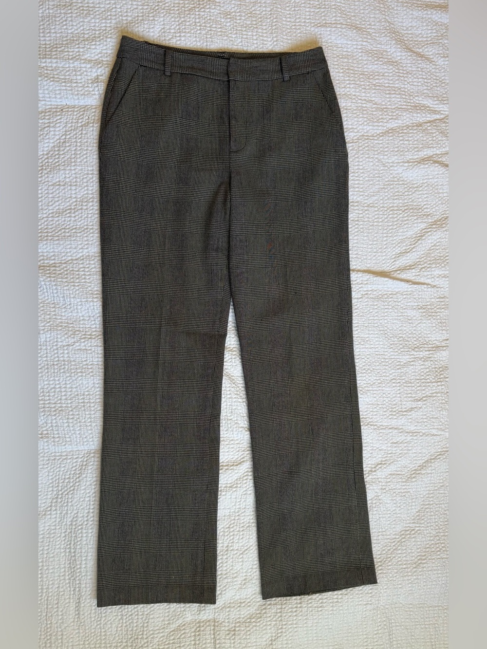 Women’s Gray Glen Plaid Dress Pants